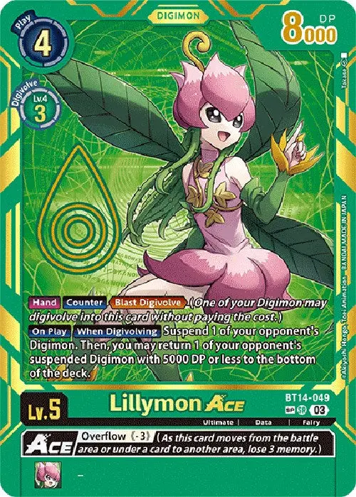 Lillymon Ace [Bt14-049] [Exceed Apocalypse] 1