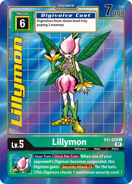 Lillymon [Ex1-039] (Alternate Art) [Classic Collection] 1