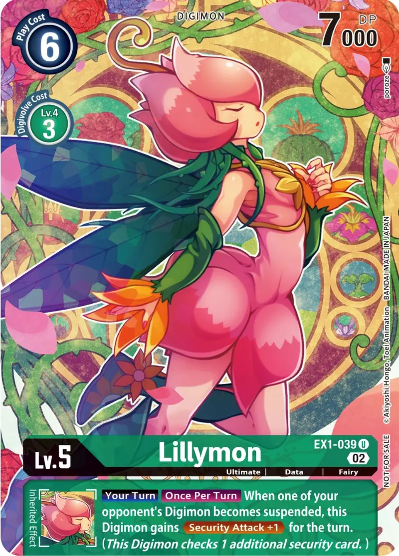 Lillymon [Ex1-039] (Digimon Illustration Competition Promotion Pack) [Classic Collection Promos] 1