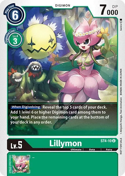 Lillymon [St4-10] (Official Tournament Pack Vol.3) [Starter Deck: Giga Green Promos] 1