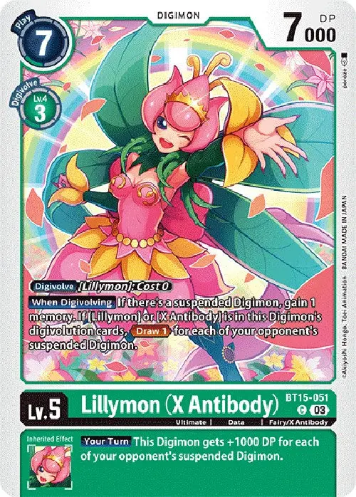 Lillymon (X Antibody) [Bt15-051] [Exceed Apocalypse] 1