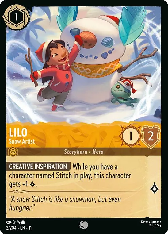 Lilo - Snow Artist (2/204) [Winterspell] 1