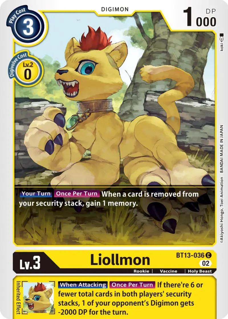 Liollmon [Bt13-036] [Versus Royal Knights Booster] 1