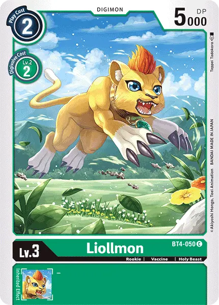 Liollmon [Bt4-050] [Great Legend] 1