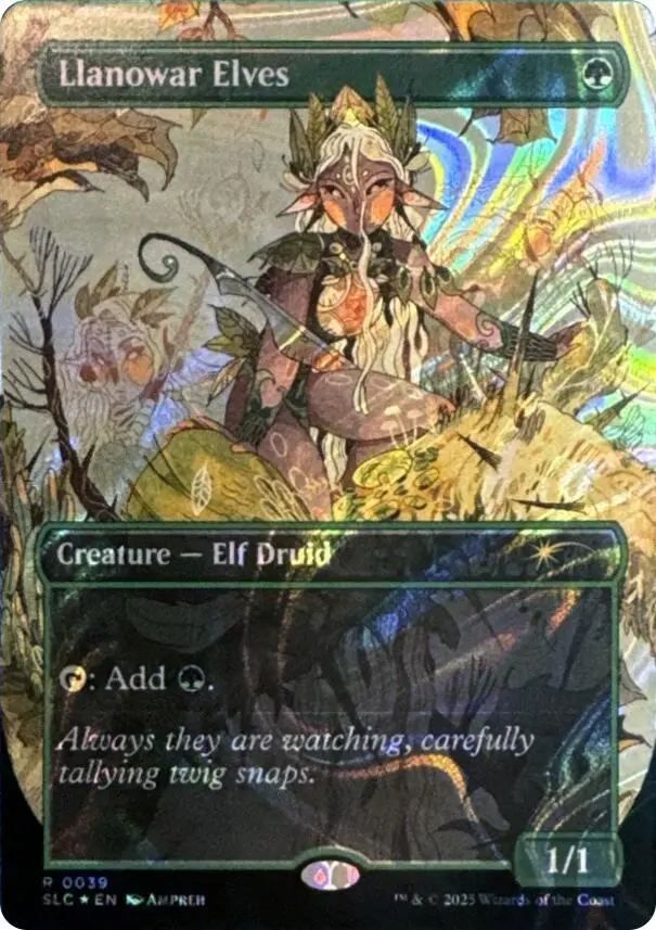 Llanowar Elves (Halo Foil) [Secret Lair Countdown Kit] 1