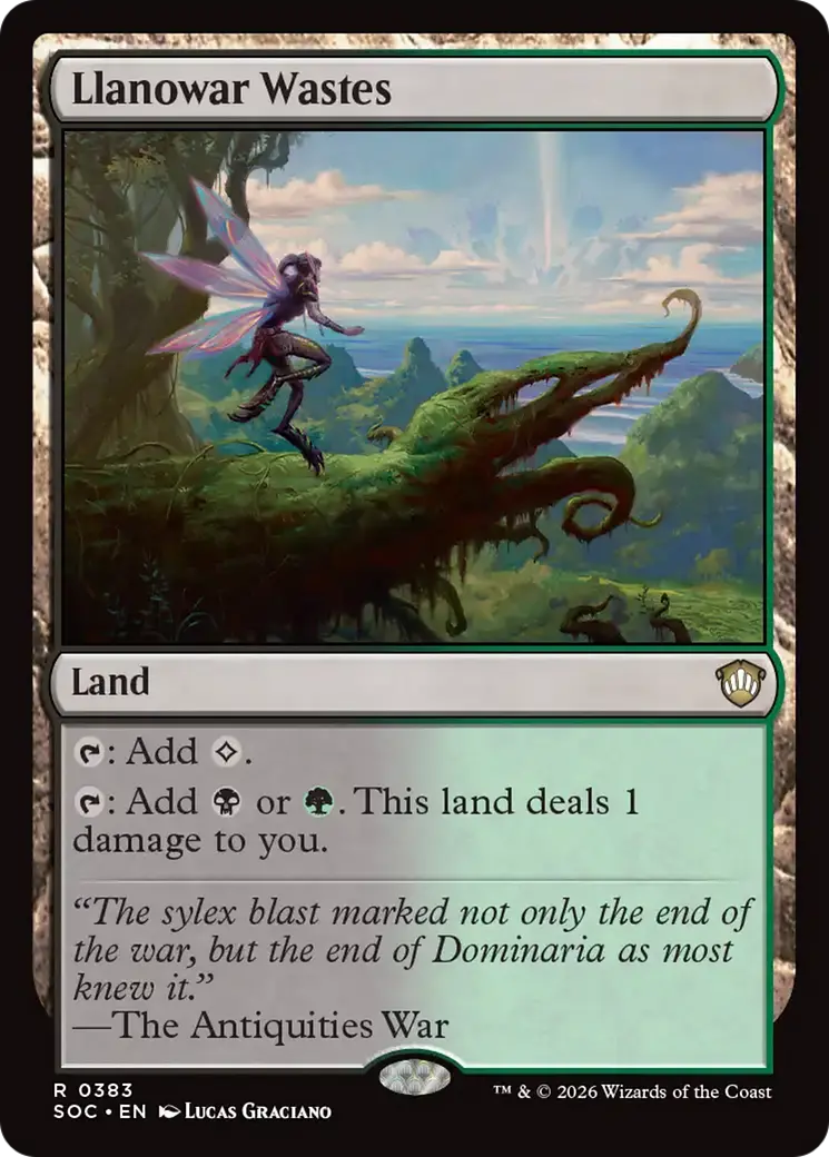 Llanowar Wastes [Secrets Of Strixhaven Commander] 1