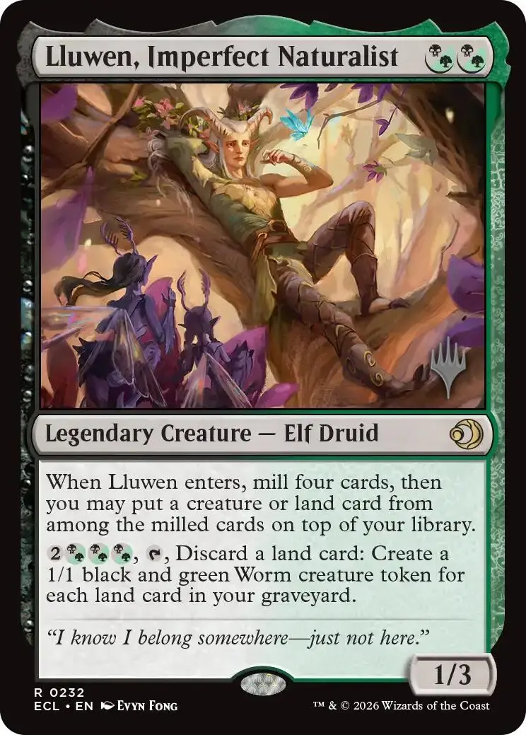 Lluwen, Imperfect Naturalist [Lorwyn Eclipsed Promos] 1
