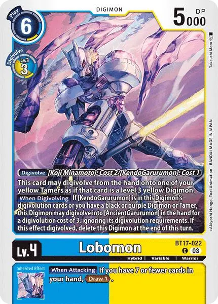 Lobomon [Bt17-022] [Secret Crisis] 1