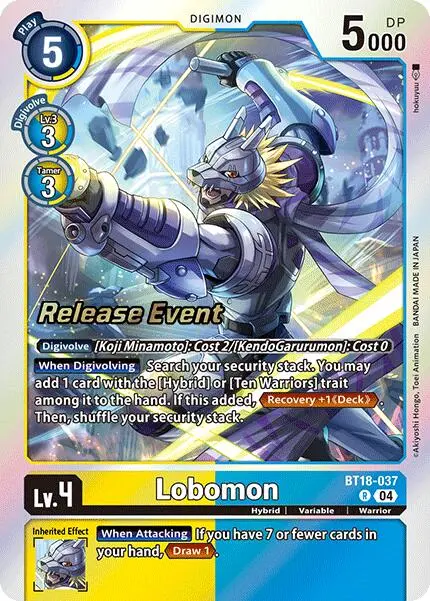 Lobomon [Bt18-037] [Release Special Booster Ver.2.0 Promos] 1
