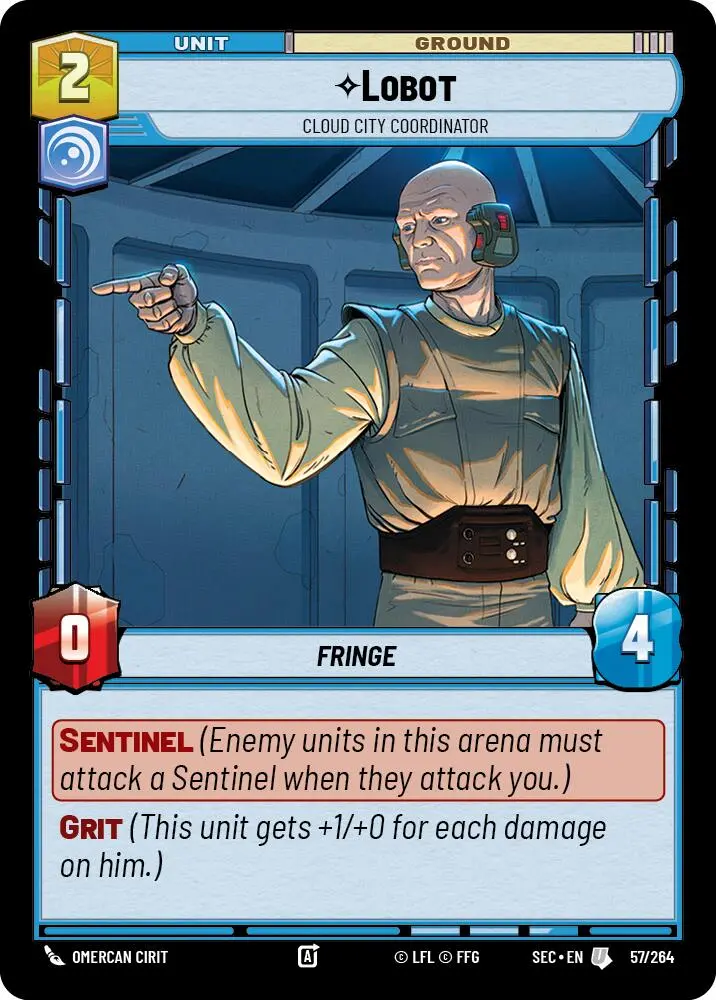 Lobot (57/264) - Cloud City Coordinator (57/264) [Secrets Of Power] 1