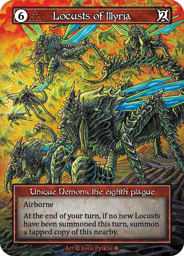 Locusts Of Illyria (Foil) [Gothic] 1