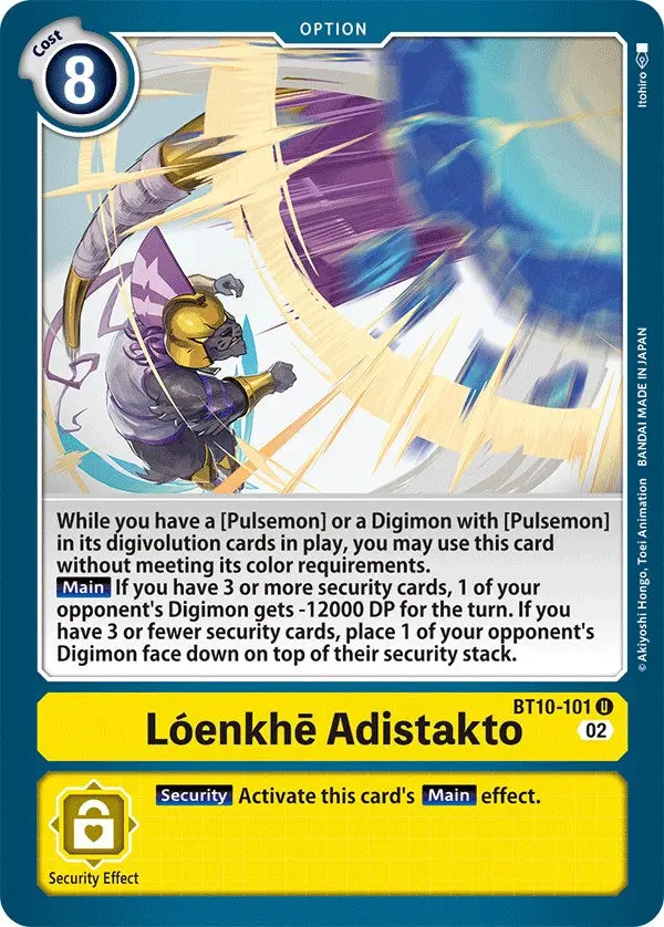 Loenkhe Adistakto [Bt10-101] [Xros Encounter] 1