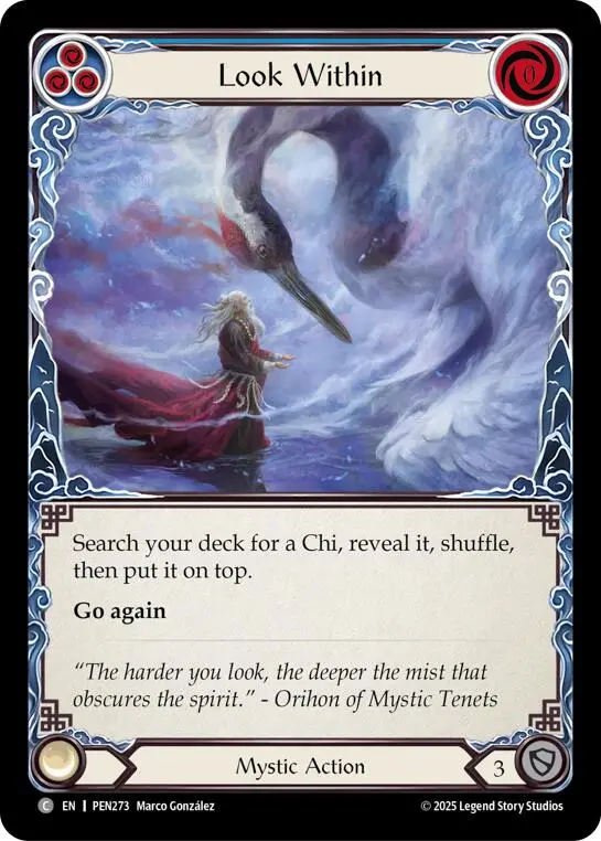 Look Within (Blue) (Regular) [Pen273] (Compendium Of Rathe) 1