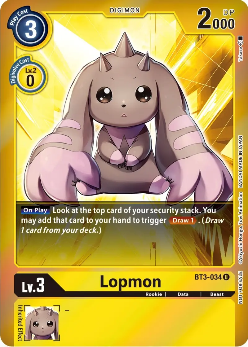 Lopmon [Bt3-034] (Event Pack 4) [Release Special Booster Promos] 1