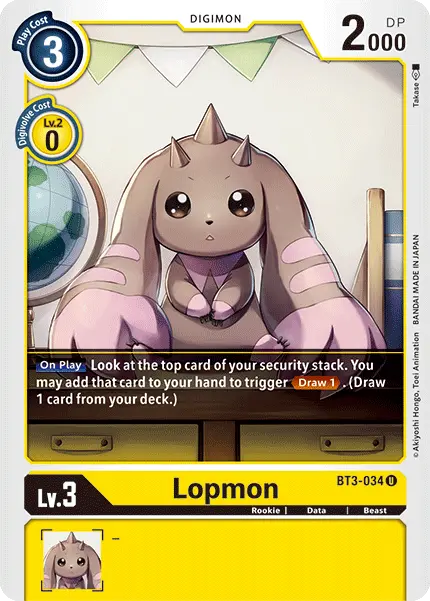 Lopmon [Bt3-034] [Release Special Booster Ver.1.5] 1