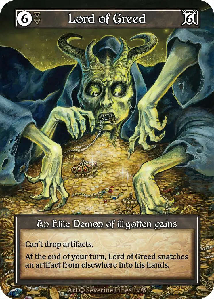 Lord Of Greed (Foil) [Gothic] 1