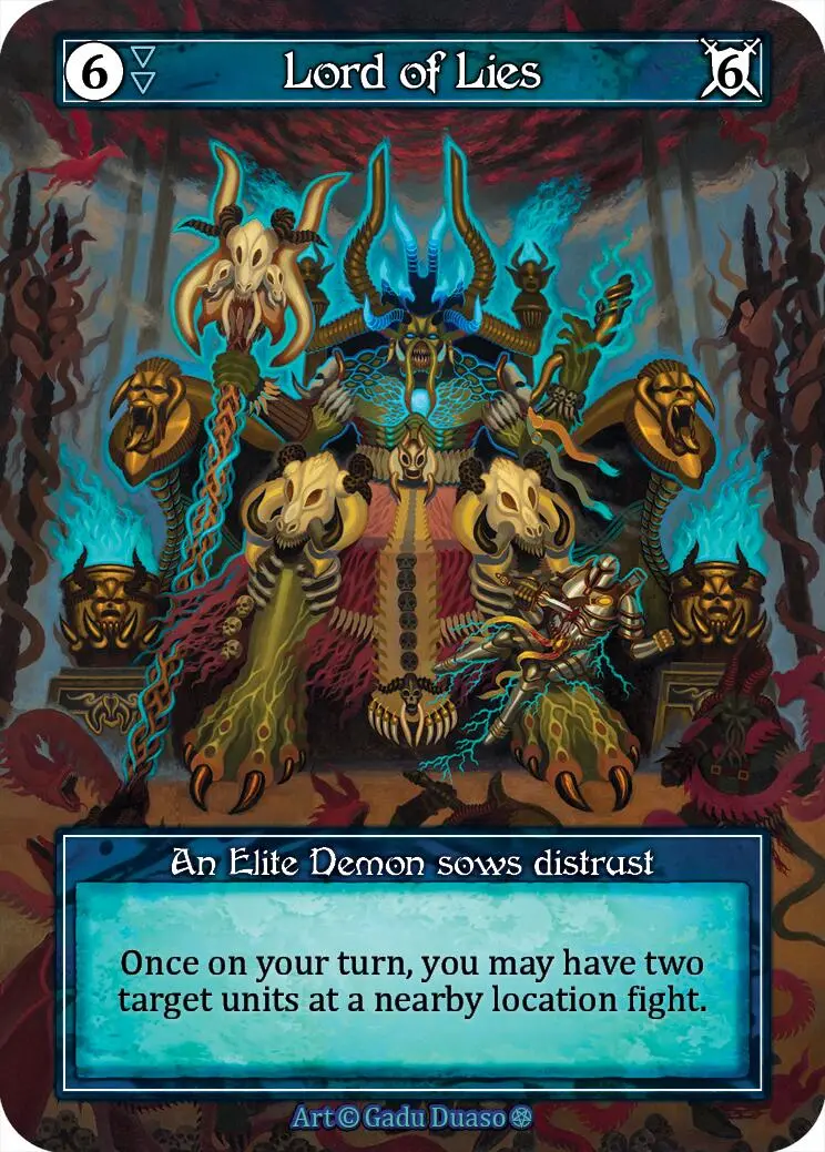 Lord Of Lies (Foil) [Gothic] 1