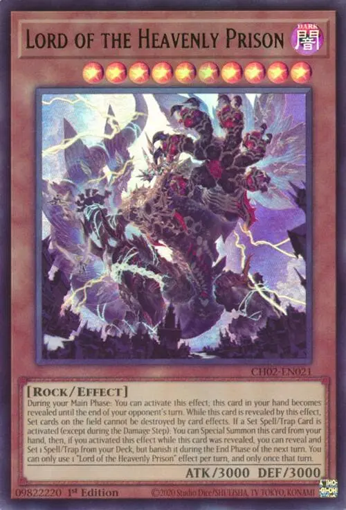 Lord Of The Heavenly Prison [Ch02-En021] Ultra Rare 1