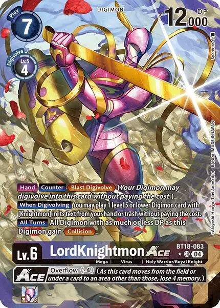 Lordknightmon Ace [Bt18-083] (Alternate Art) [Release Special Booster Ver.2.0] 1