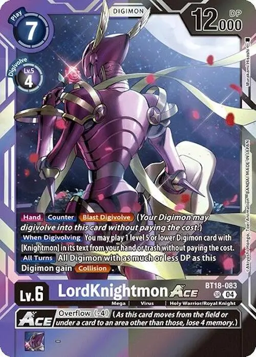 Lordknightmon Ace [Bt18-083] [Release Special Booster Ver.2.0] 1