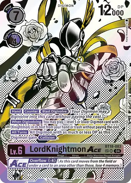 Lordknightmon Ace [Bt18-083] (Textured) [Release Special Booster Ver.2.0] 1