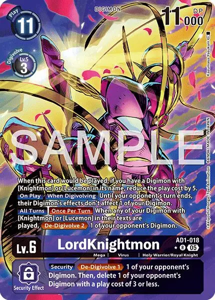 Lordknightmon [Ad1-018] (Alternate Art) [Advanced Booster Digimon Generation] 1