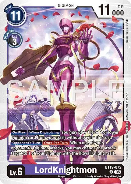 Lordknightmon [Bt19-072] (Reprint) [Advanced Booster Digimon Generation] 1