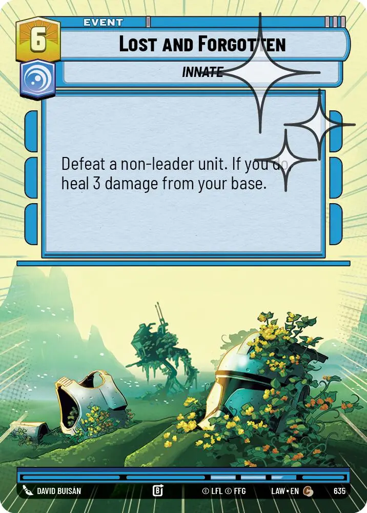 Lost And Forgotten (635) (Hyperspace Foil) (635) [A Lawless Time] 1