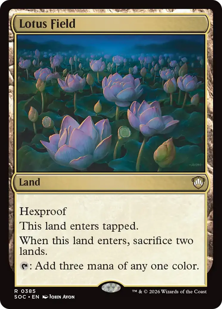 Lotus Field [Secrets Of Strixhaven Commander] 1