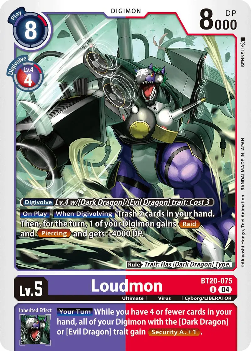 Loudmon [Bt20-075] [Release Special Booster Ver.2.5] 1
