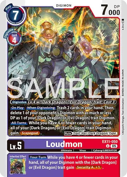 Loudmon [Ex11-050] [Dawn Of Liberator] 1