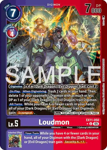 Loudmon [Ex11-050] (Limited Foil) [Dawn Of Liberator] 1