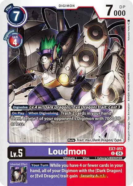 Loudmon [Ex7-057] [Digimon Liberator] 1
