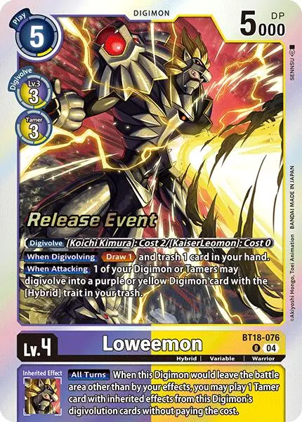 Loweemon [Bt18-076] [Release Special Booster Ver.2.0 Promos] 1
