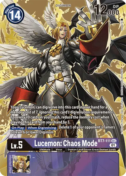 Lucemon: Chaos Mode [Bt7-111] (Alternate Art) [Next Adventure] 1