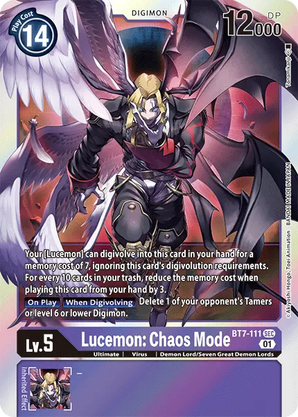 Lucemon: Chaos Mode [Bt7-111] [Next Adventure] 1