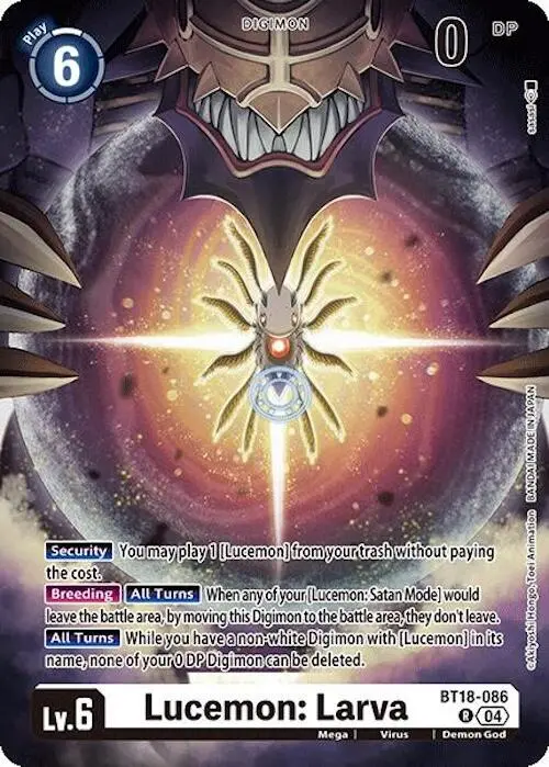 Lucemon: Larva [Bt18-086] [Release Special Booster Ver.2.0] 1