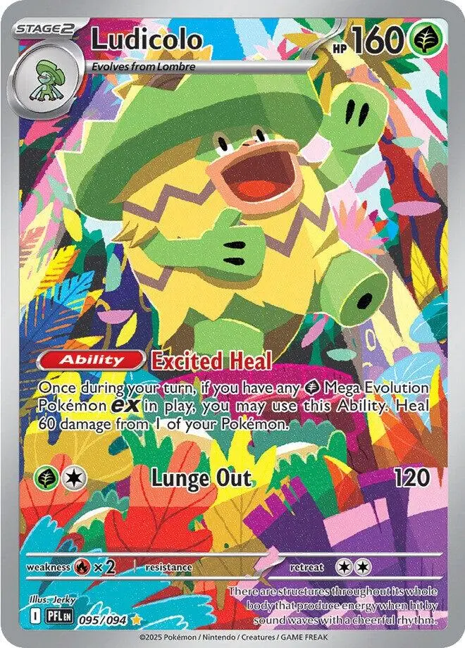 Ludicolo (095/094) [Mega Evolution: Phantasmal Flames] 1