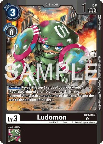 Ludomon [Bt3-062] (Limited Card Pack -Billion Bullet-) [Limited Card Pack -Billion Bullet-] 1