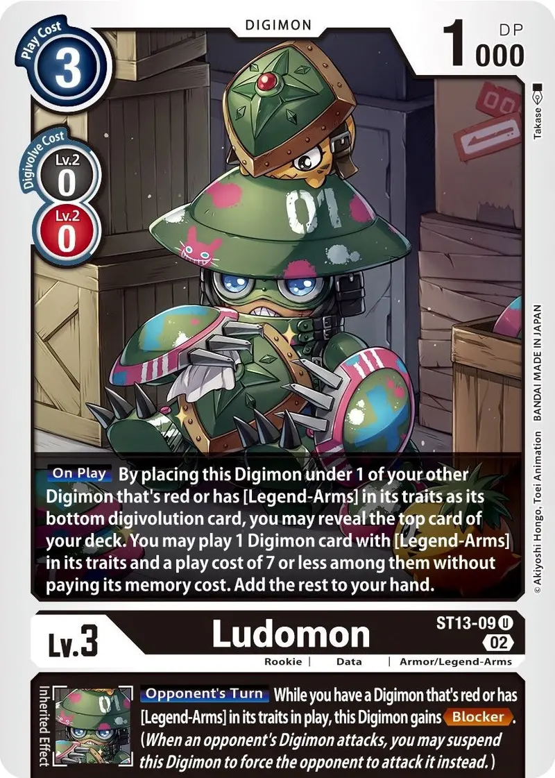 Ludomon [St13-09] [Starter Deck: Ragnaloardmon] 1