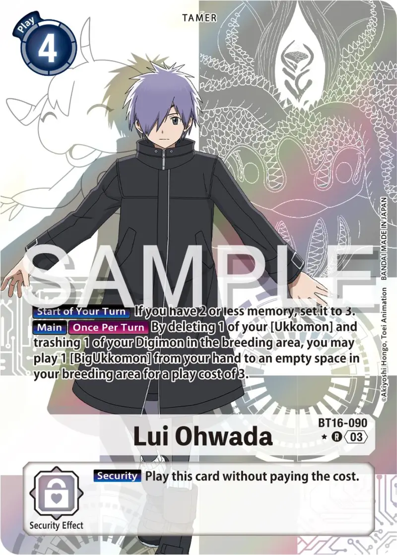 Lui Ohwada [Bt16-090] (Alternate Art) [Beginning Observer] 1