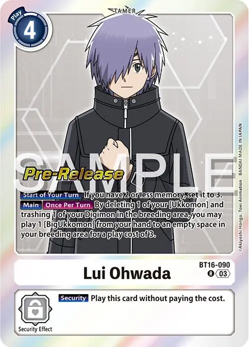 Lui Ohwada [Bt16-090] [Beginning Observer Pre-Release Promos] 1
