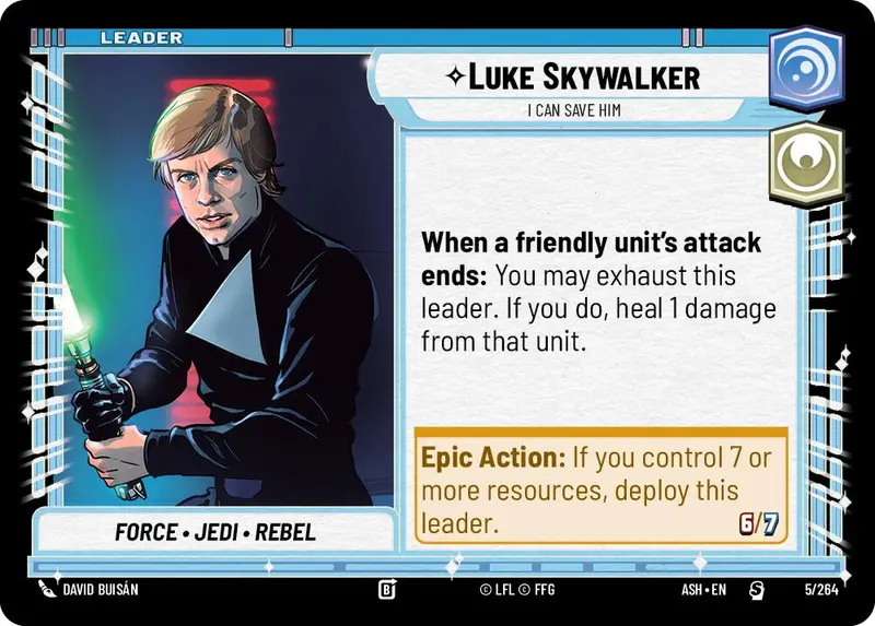 Luke Skywalker - I Can Save Him (5/264) (5/264) [Ashes Of The Empire] 1
