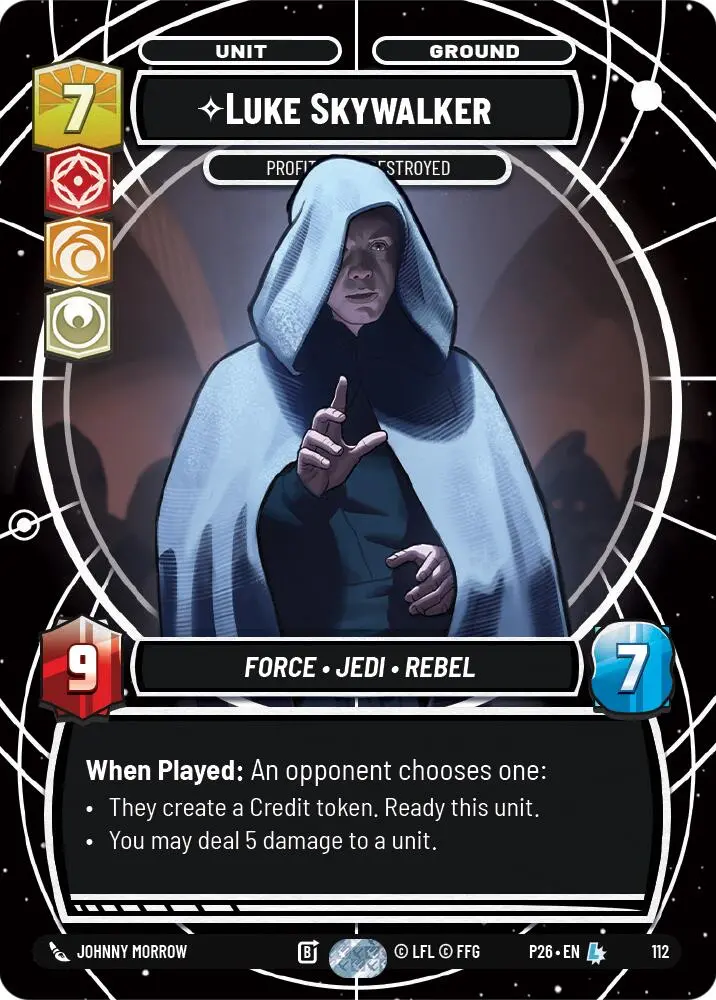 Luke Skywalker - Profit Or Be Destroyed (112) (112) [Sector And Regional Promos: Season 1] 1