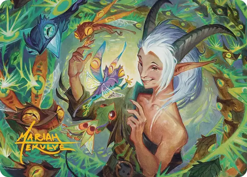 Lumaret's Favor Art Card (Gold-Stamped Signature) [Secrets Of Strixhaven Art Series] 1