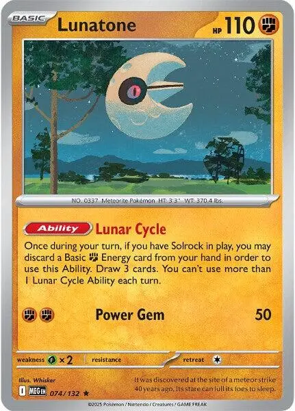 Lunatone (074/132) [Mega Evolution: Base Set] 1
