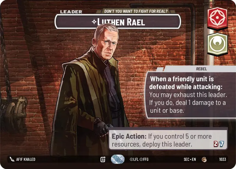 Luthen Rael - Don't You Want To Fight For Real? (Showcase) (1033) (1033) [Secrets Of Power] 1