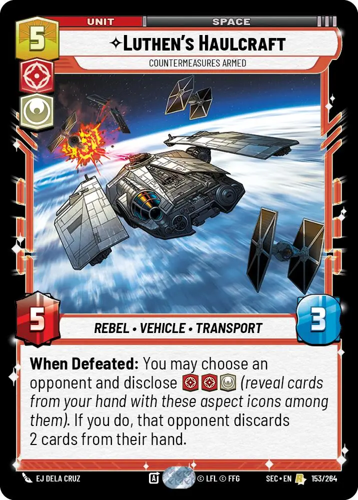Luthen's Haulcraft - Countermeasures Armed (153/264) (153/264) [Secrets Of Power] 1