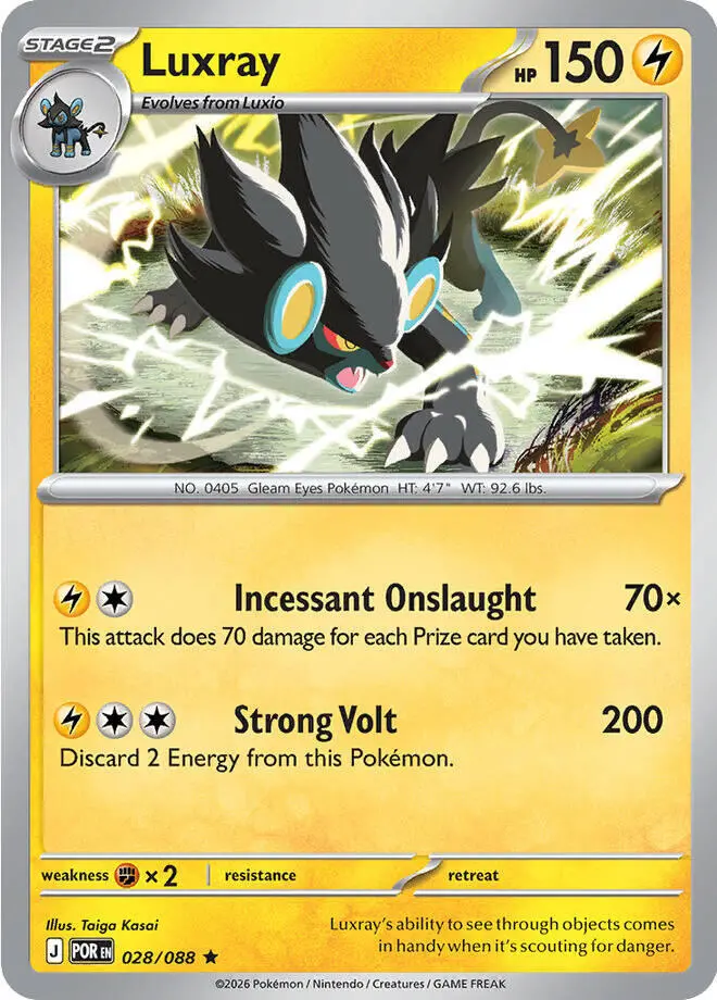 Luxray (028/088) [Mega Evolution: Perfect Order] 1