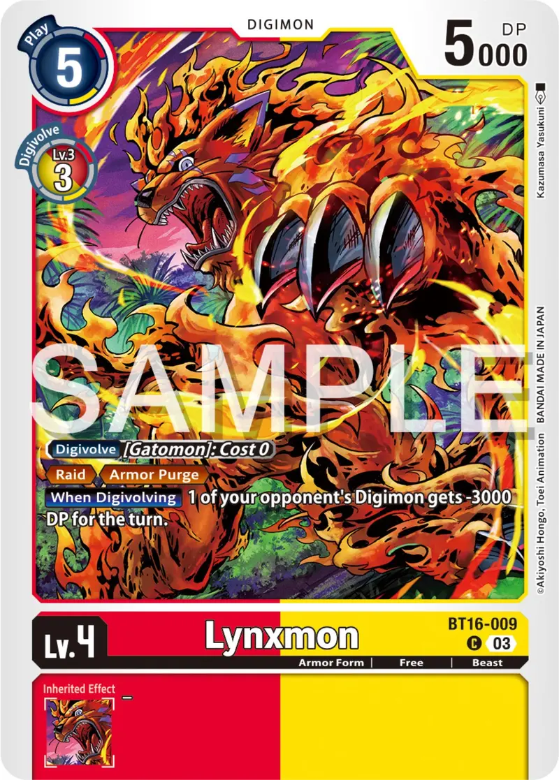 Lynxmon [Bt16-009] [Beginning Observer] 1